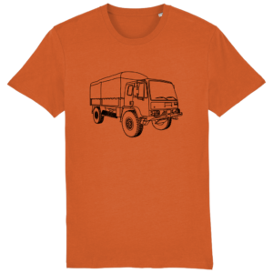 Organic Cotton Unisex T-Shirt - Leyland DAF T244 with Canvas